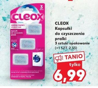 Kaufland Kapsułki do czyszczenia pralek cleox oferta
