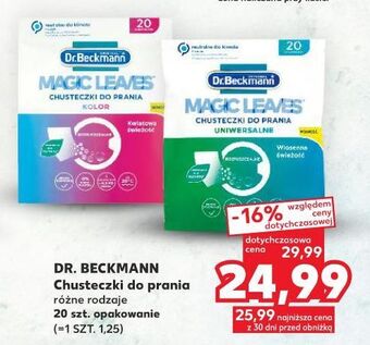 Kaufland Chusteczki do prania uniwersalne dr. beckmann oferta