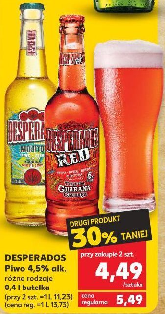 Kaufland Piwo desperados red oferta