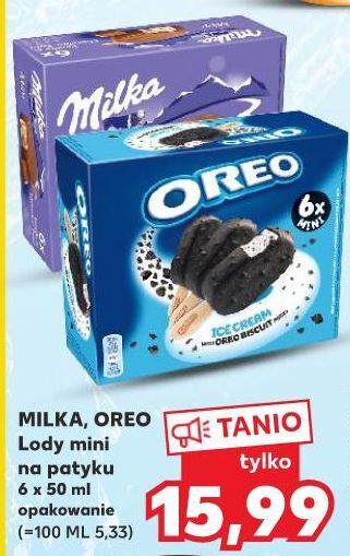 Kaufland Lody mini oreo ice cream oferta