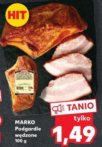 Kaufland Podgardle wędzone marko oferta