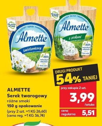 Kaufland Serek z ziołami hochland almette oferta