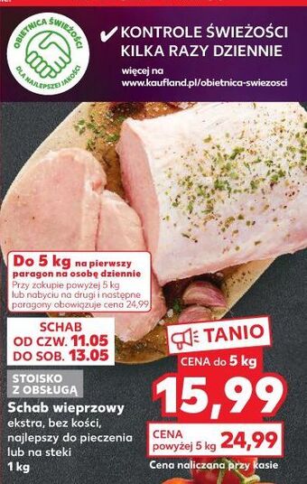 Kaufland Schab wieprzowy oferta