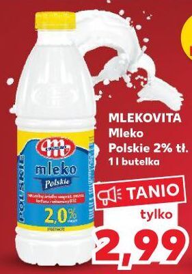 Kaufland Mleko polskie 2% mlekovita oferta