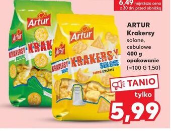 Kaufland Krakersy solone artur oferta