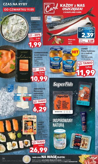 Kaufland Zestaw sushi premium lucky fish oferta