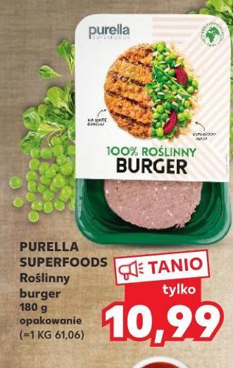 Kaufland Burger roślinny purella superfoods oferta