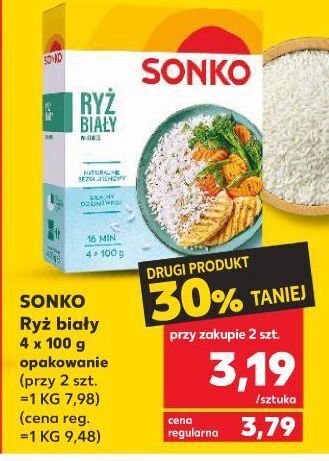 Kaufland Ryż biały długi sonko oferta
