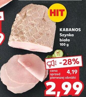 Kaufland Szynka biała kabanos oferta