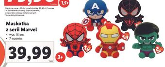 Lidl Maskotka spiderman 15 cm ty teeny tys oferta