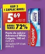 Biedronka Pasta do zębów colgate advanced white oferta