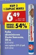Biedronka Folia aluminiowa 20 m zosia samosia oferta