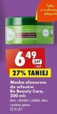 Biedronka Maska do włosów aloes i proteiny quinoa be beauty care oferta