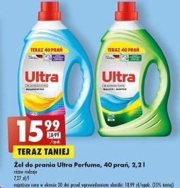 Biedronka Żel do prania białego ultra perfume oferta