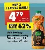 Biedronka Sok pomarańczowy vital fresh oferta