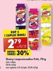 Biedronka Cukierki rozpuszczalne owoce leśne fritt oferta