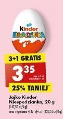 Biedronka Jajko niespodzianka kinder niespodzianka oferta
