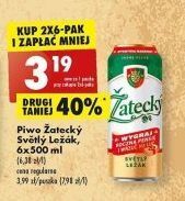 Biedronka Piwo zatecky svetly lezak oferta