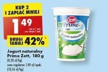 Biedronka Jogurt naturalny zott primo oferta