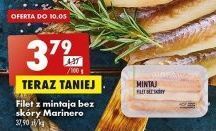 Biedronka Mintaj filet bez skóry marinero oferta