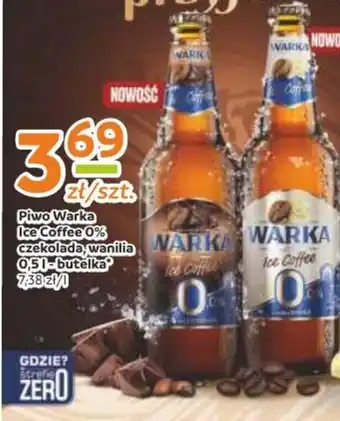 Gama Piwo Warka Ice Coffee 0% czekolada, wanilia 0,5L oferta