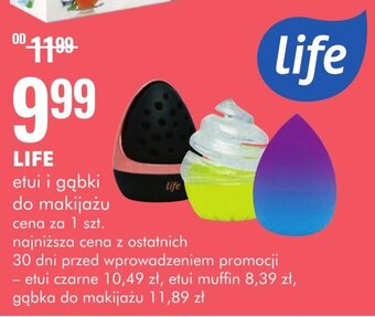 SuperPharm LIFE etui i gąbki do makijażu cena za 1 szt oferta