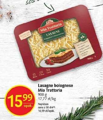 Lasagne bolognese Mia Trattoria 900 g