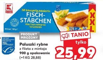 Kaufland Paluszki rybne z fileta z mintaja 900 g oferta