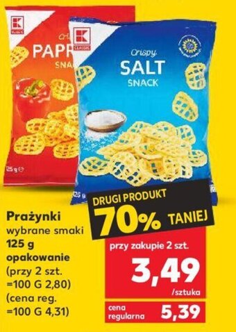 Kaufland Prażynki 125g oferta