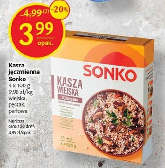 Delikatesy Centrum Kasza jęczmienna Sonko 4x100g oferta