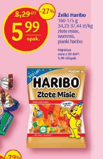 Delikatesy Centrum Żelki Haribo 160-175 g oferta