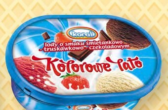 Żabka Lody koral oferta
