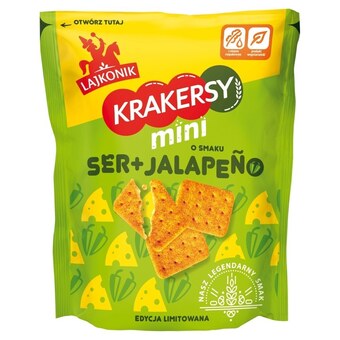 Żabka Lajkonik krakersy mini o smaku ser + jalapeño 100 g oferta