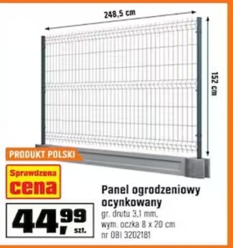 OBI Panel ogrodzeniowy oferta