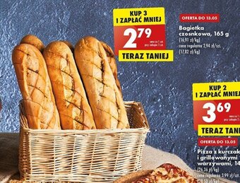 Biedronka Bagietka czosnkowa, 165 g oferta
