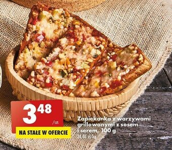 Biedronka Zapiekanka z warzywami grillowanymi z sosem serem, 100 g oferta