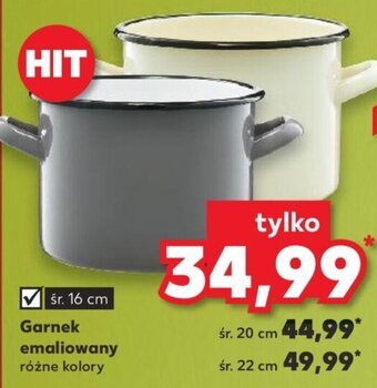 Kaufland Garnek emaliowany oferta
