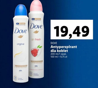 Lidl Dove Antyperspirant dla kobiet 200 ml oferta