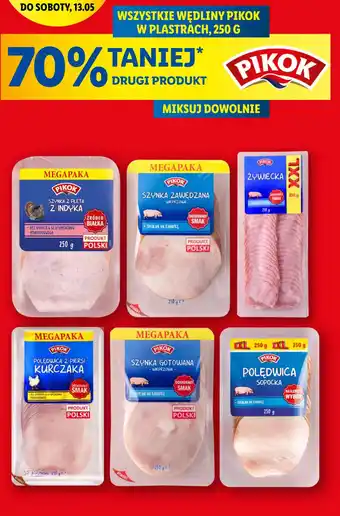 Lidl PIKOK WSZYSTKIE WĘDLINY W PLASTRACH, 250 G oferta