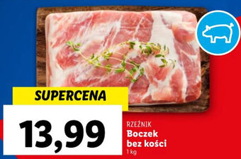Lidl RZEŹNIK Boczek bez kości 1 kg oferta