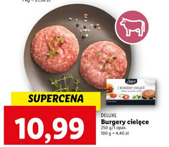 Lidl DELUXE BURGERY CIELECE 250g oferta