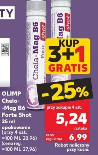 Kaufland OLIMP Chela-Mag B6 Forte Shot 25 ml oferta