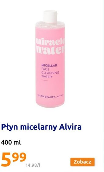 Action Płyn micelarny Alvira 400ml oferta