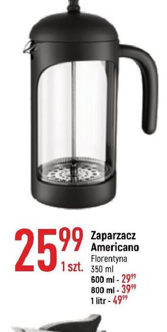 Zaparzacz americano 350 ml florentyna