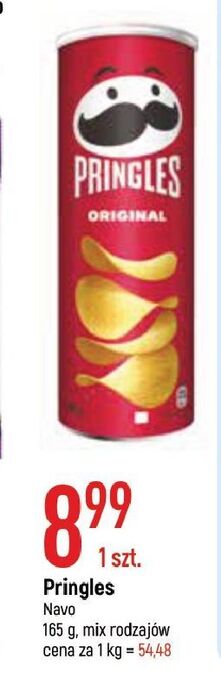 Chipsy original pringles