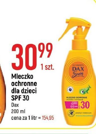 E.Leclerc Mleczko ochronne do opalania w spray spf30 dax sun oferta