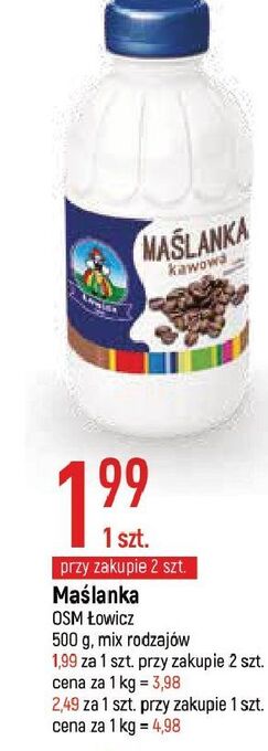 E.Leclerc Maślanka kawowa łowicz 1906 łowicka oferta