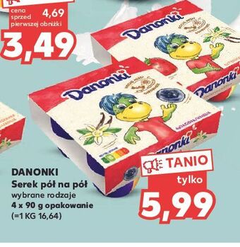 Kaufland Serek truskawka-wanilia danone danonki oferta