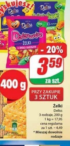 Dino Żelki kwaśne deliss oferta