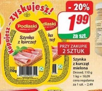 Dino Szynka z kurcząt drosed podlaski oferta